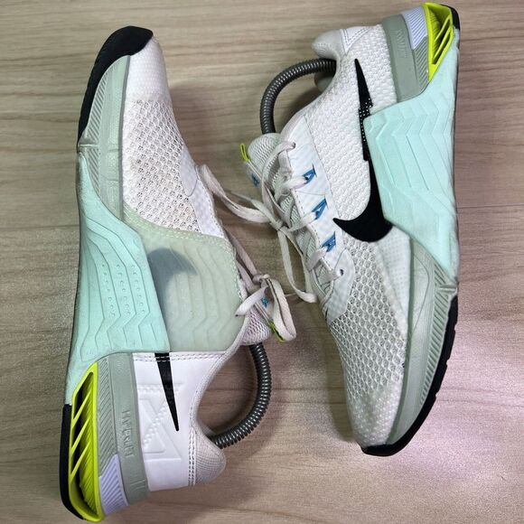Nike Metcon 7 Sneakers Size 8.5 White Seafoam CrossFit Weightlifting Training - Picture 4 of 12